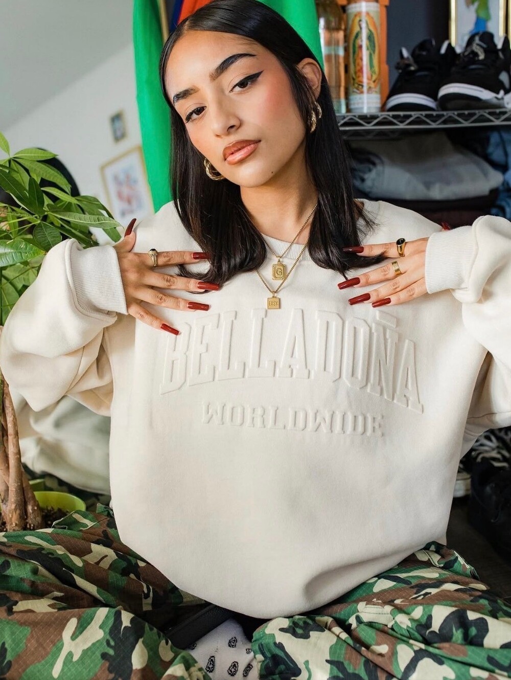 BELLA DONA Crew Neck Sweater